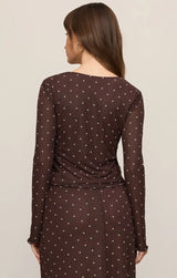 Amara Polka Dot Top