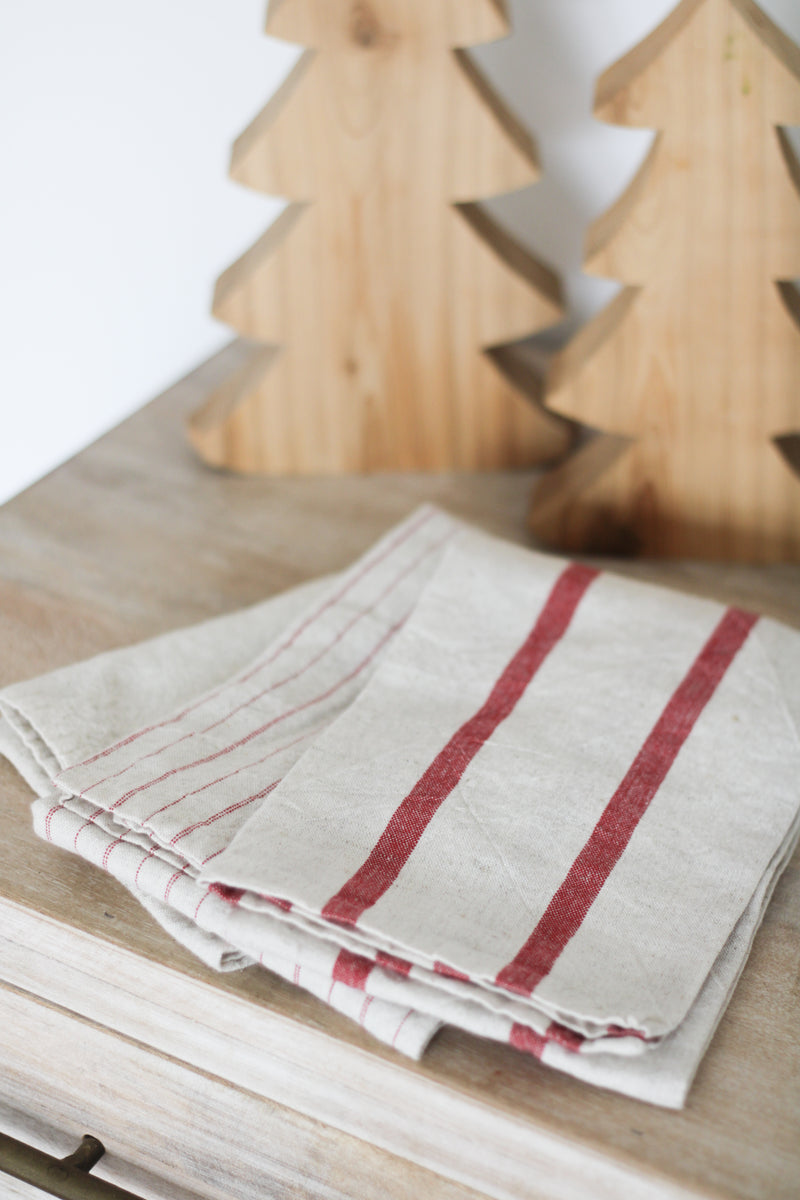 Farmhouse Stripe Dishtowel S/3