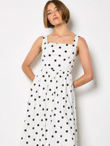 Polka Dot Midi Dress