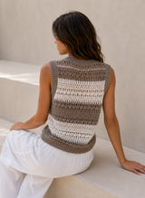 Abby Sleeveless Crew