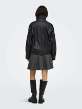 Vani Faux Leather Coat