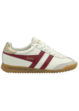 Torpedo Leather Off Wht/Deep Red/Gold