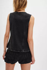 Aimee Vest-Black