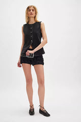 Aimee Vest-Black