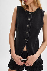 Aimee Vest-Black