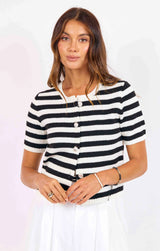 Daphne Stripe Cardi