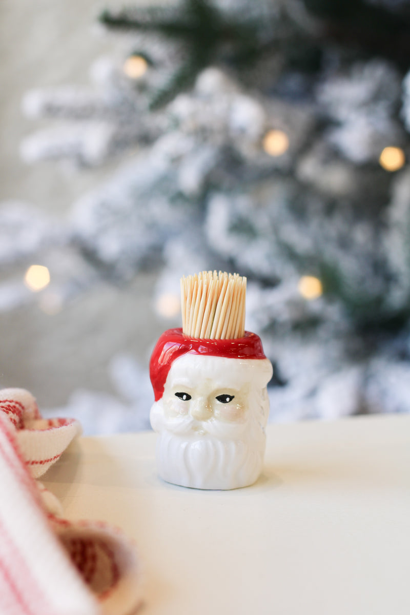 Vintage Santa Toothpick Holder