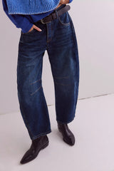 Good Luck Barrel Jean-Deep End