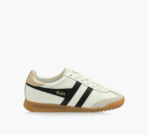 Torpedo Leather White/Black/Gold