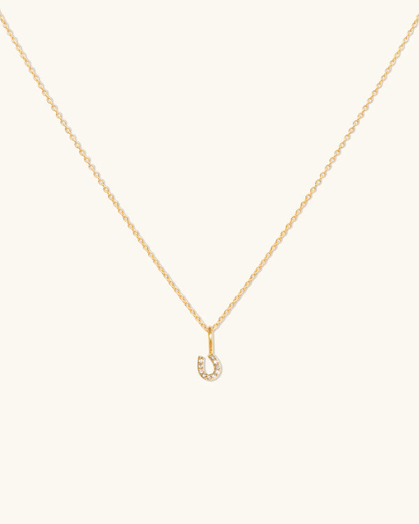 Tiny Horseshoe Necklace