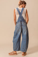 Slouchy Denim Overalls