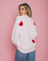 Oversized Heart Cardigan