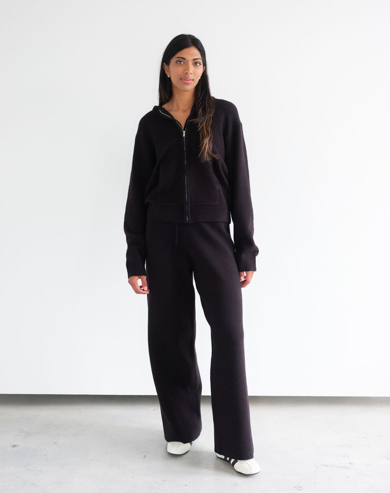 Knitted Wide Leg Pant