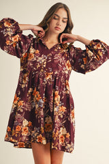 Betty Floral Babydoll Dress