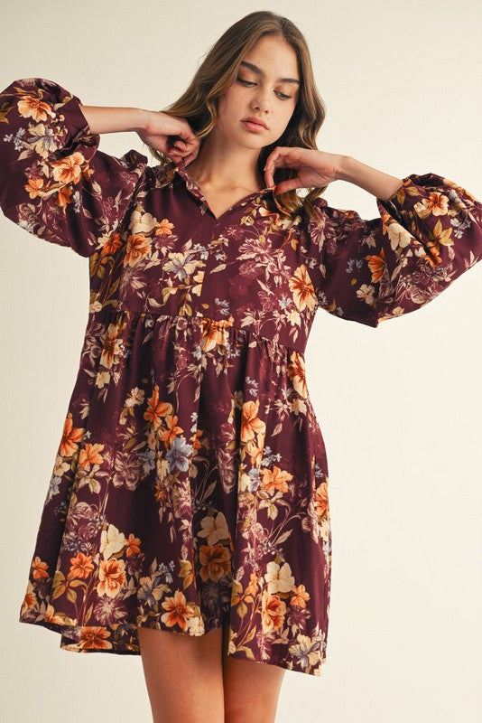 Betty Floral Babydoll Dress