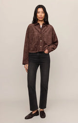 All Day Cropped Suede