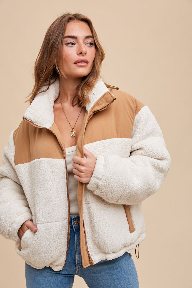 Sherpa 2025 beige jacket