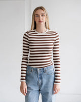 Ribbed Stripe Long Sleeve