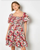 Smocked Ikat Dress