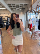 Elsa Linen Skirt W/Shorts