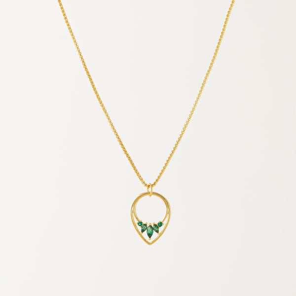 Aria Necklace Emerald