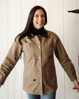 Barn Jacket W/Gold Buttons