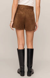 Ivory Suede Short