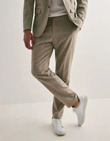 Oasis Linen Pants-Dark Sand