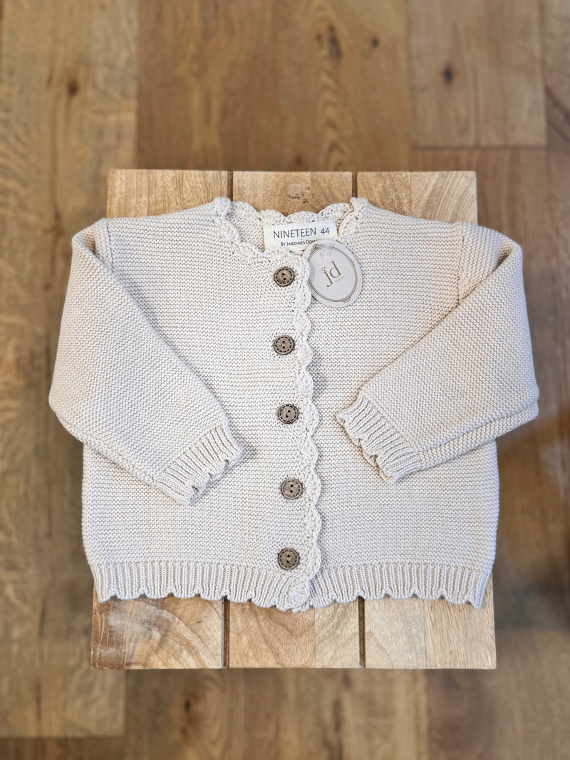 Scallop Edge Cardigan