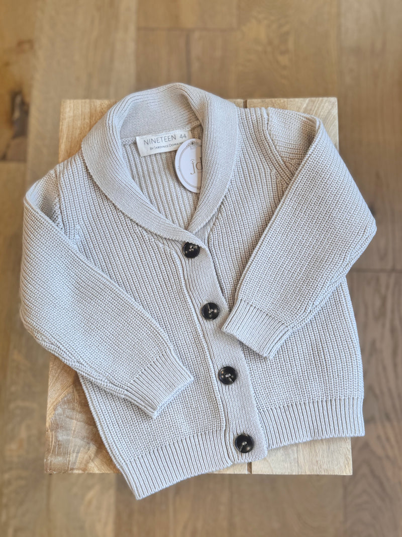 Shawl Collar Baby Cardigan