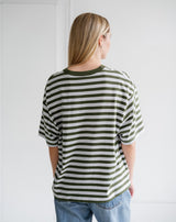 Paris Tee F26-Chive Stripe