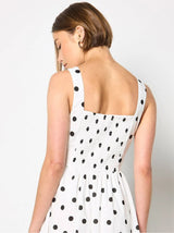 Polka Dot Midi Dress