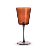 Optic Swirl Wine Glass