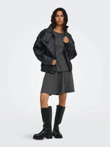 Vani Faux Leather Coat
