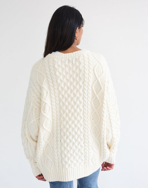 Irish Cable Oversized Sweater