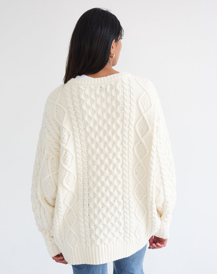 Irish Cable Oversized Sweater