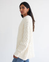 Irish Cable Oversized Sweater
