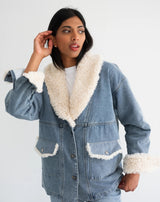 Denim Jacket W/Sherpa