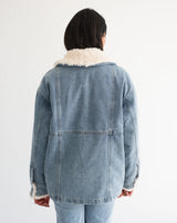 Denim Jacket W/Sherpa