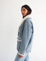 Denim Jacket W/Sherpa