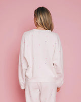 Tiny Heart GF Crew-Cream Multi