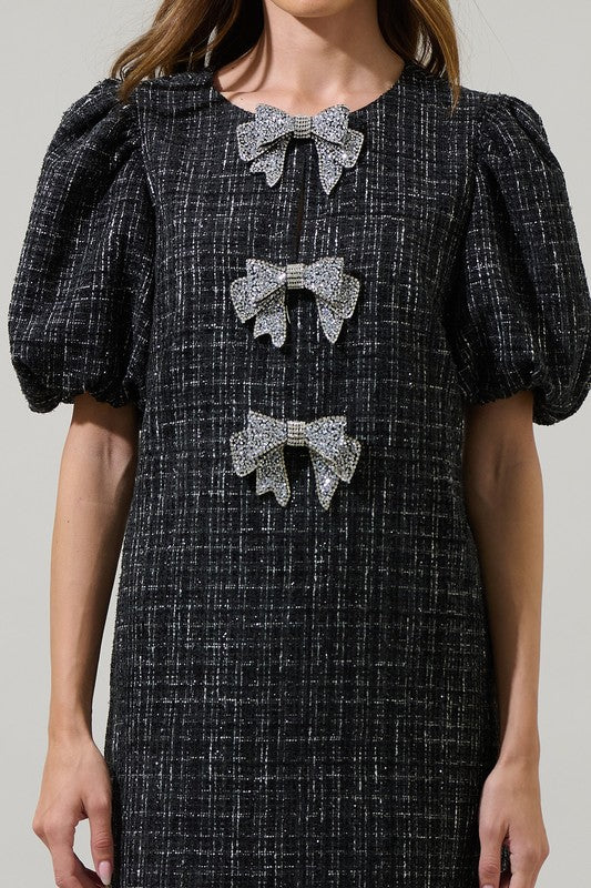 Margaret Tweed Shift Dress