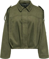 Moon-Stina Faux Suede Bomber