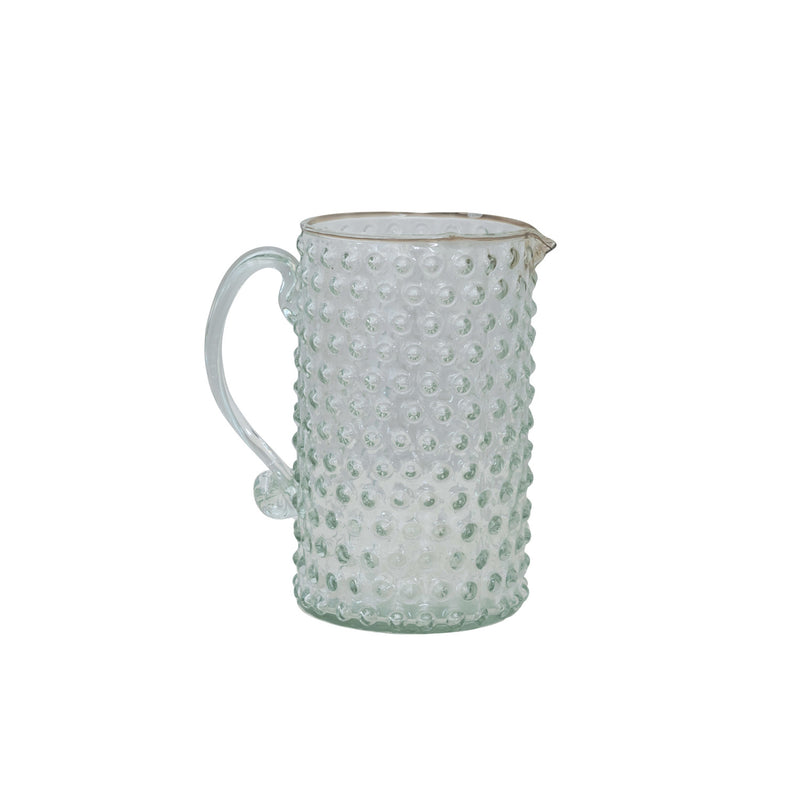 Hobnail Glass Pitcher