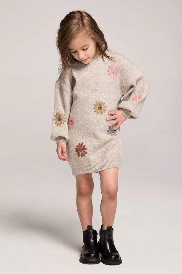Kids Blossom Sweater Dress