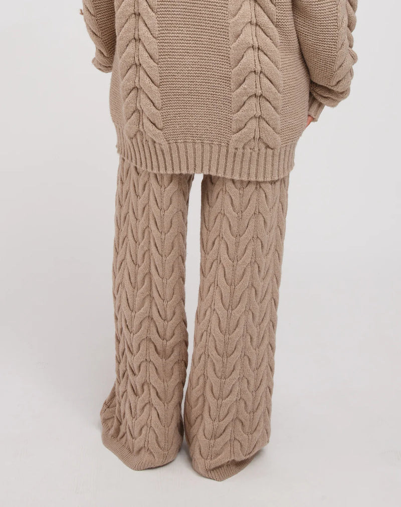 Sophie Cable Knit Pant – Jardines Domaine - Main Image