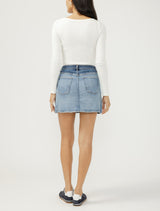 Western Denim Skirt