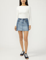 Western Denim Skirt