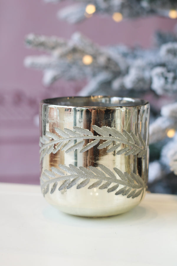 Silver Palms Votive