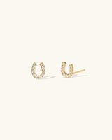 Tiny Horseshoe Studs